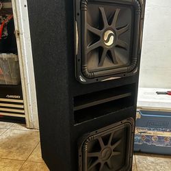 15 Inch  L7 Square Kickers Of 2,000 Watts Each