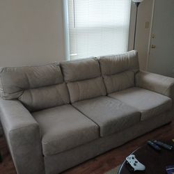 Tan Couch And Loveseat 