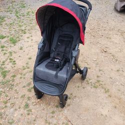 Graco Red And Grey Stroller In Great Condition