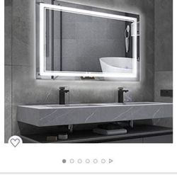LED bathroom mirror