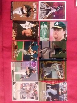 10 Mark McMgwire Baseball Cards