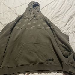 Green Puma Hoodie