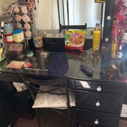 All Black And Diamond Vanity