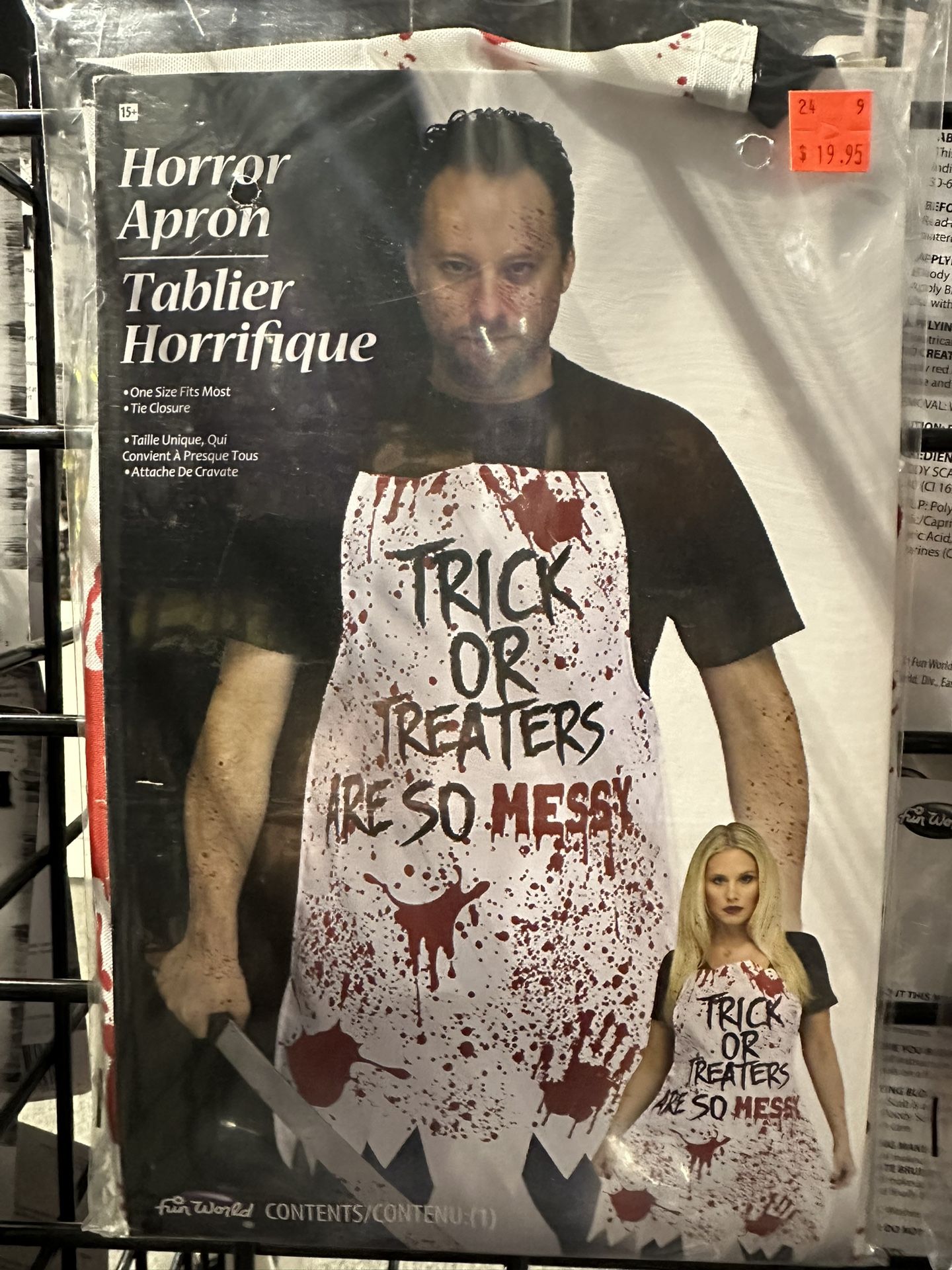 Horror Apron Bloody Trick Or Treat