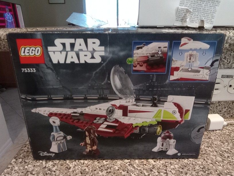 Lego 75333 Obi Wan Kenobi's Jedi Starfighter Set New In Sealed Box Star Wars