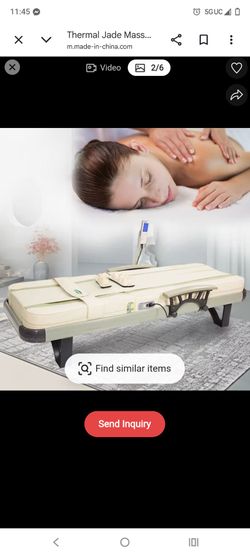 Thermal Jade Massage Bed Table