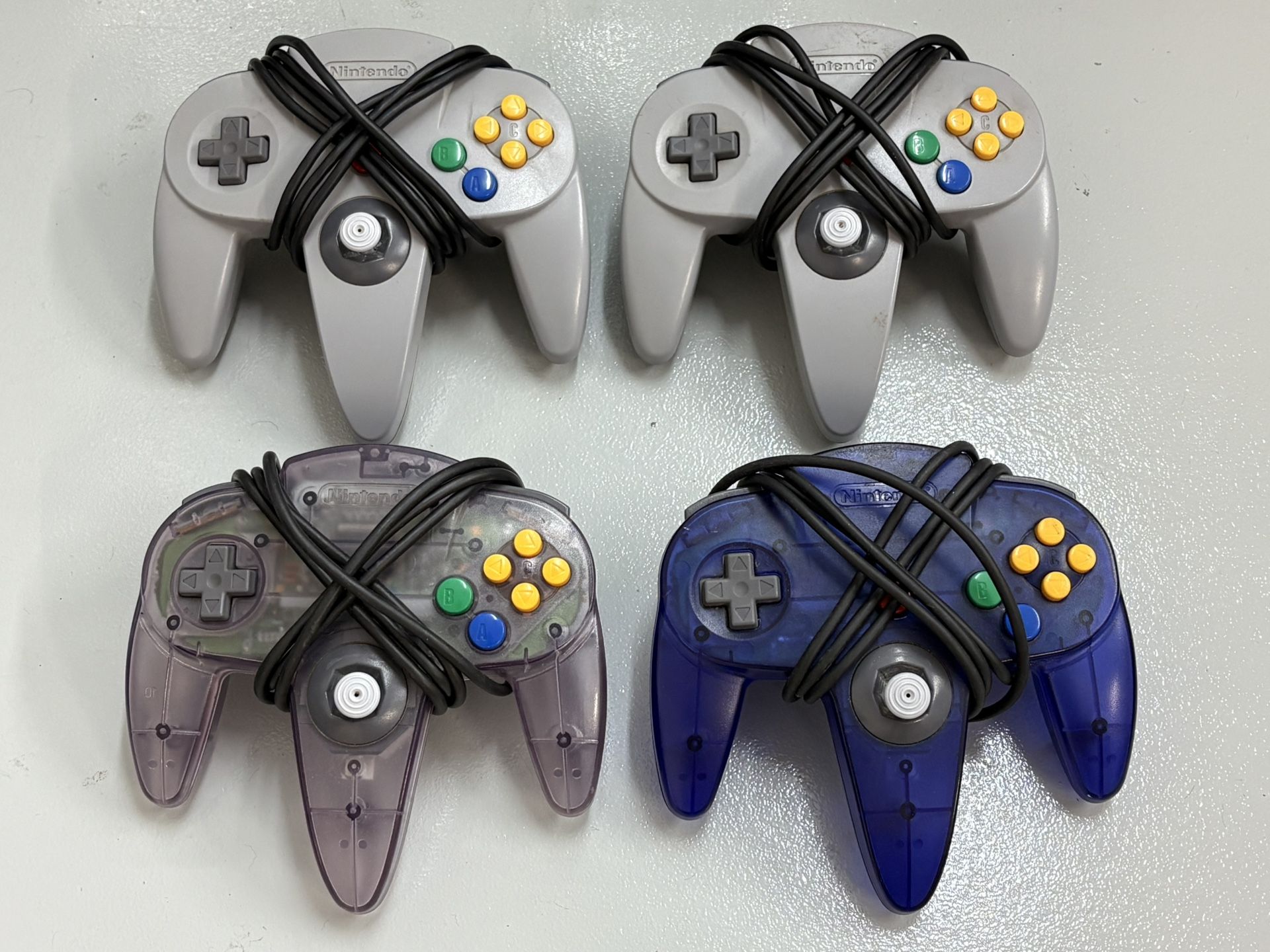 Nintendo 64 Controller - 4 Controllers - AS IS - UNTESTED!