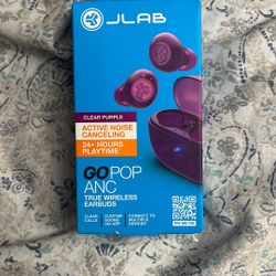 JLab Go Pop ANC True Wireless Earbuds 