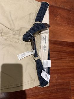 AF abecrombie denim jeans khaki shorts pants HollisterMen 36 authentic