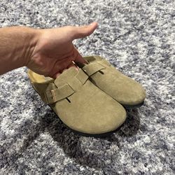 Birkenstock Boston Clog ‘Taupe’ Size 38
