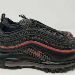 Nike Air Max 97 Valentines Day Black Red Running Sneakers Womens Sz  7.5 