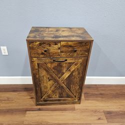 13 gallon tilt out trash cabinet with 2 drawers