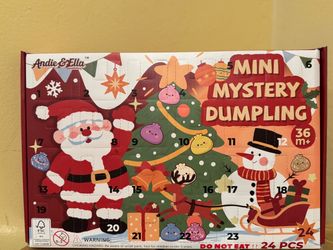 Christmas Mystery Dumpling Advent Calendar 2026, 24 Days Surprise Blind Box Countdown Calendar
