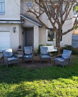 Four-piece Patio Chair Set Outdoor Patio Furniture Set Brand New Patio Chairs 🆕🚛🚎🆕