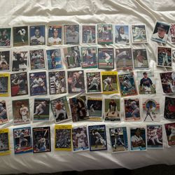 57 MLB Baseball Cards (1987–1992) – Topps Star Players, Rookies & Inserts – Vintage Lot + Modern