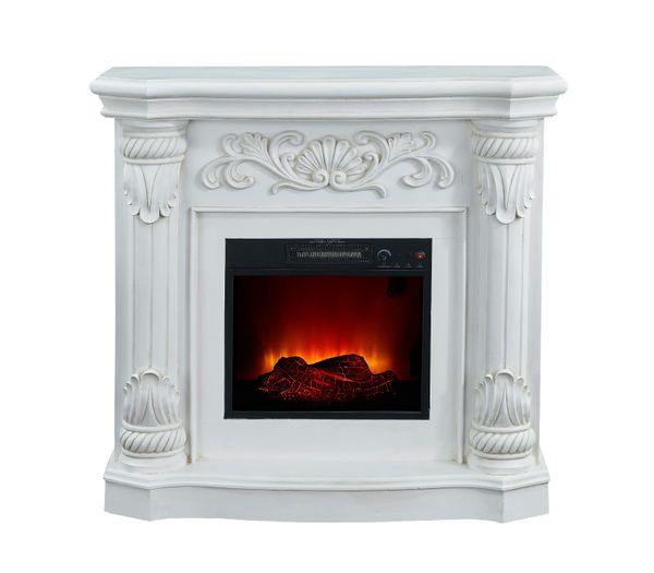 Bold Flame 40 Inch Electric Fireplace In White For Houston Tx Offerup