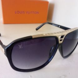 Louis Vuitton Evidence Gold Luxury Sunglasses 