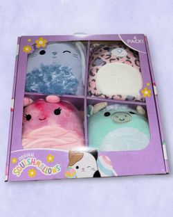 Squishmallows 4-Pack Plush Set: Dallas, Bastien, Iver & Eileen (2022)