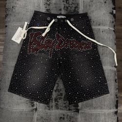 Vale Forever Iced Out Jean Shorts 