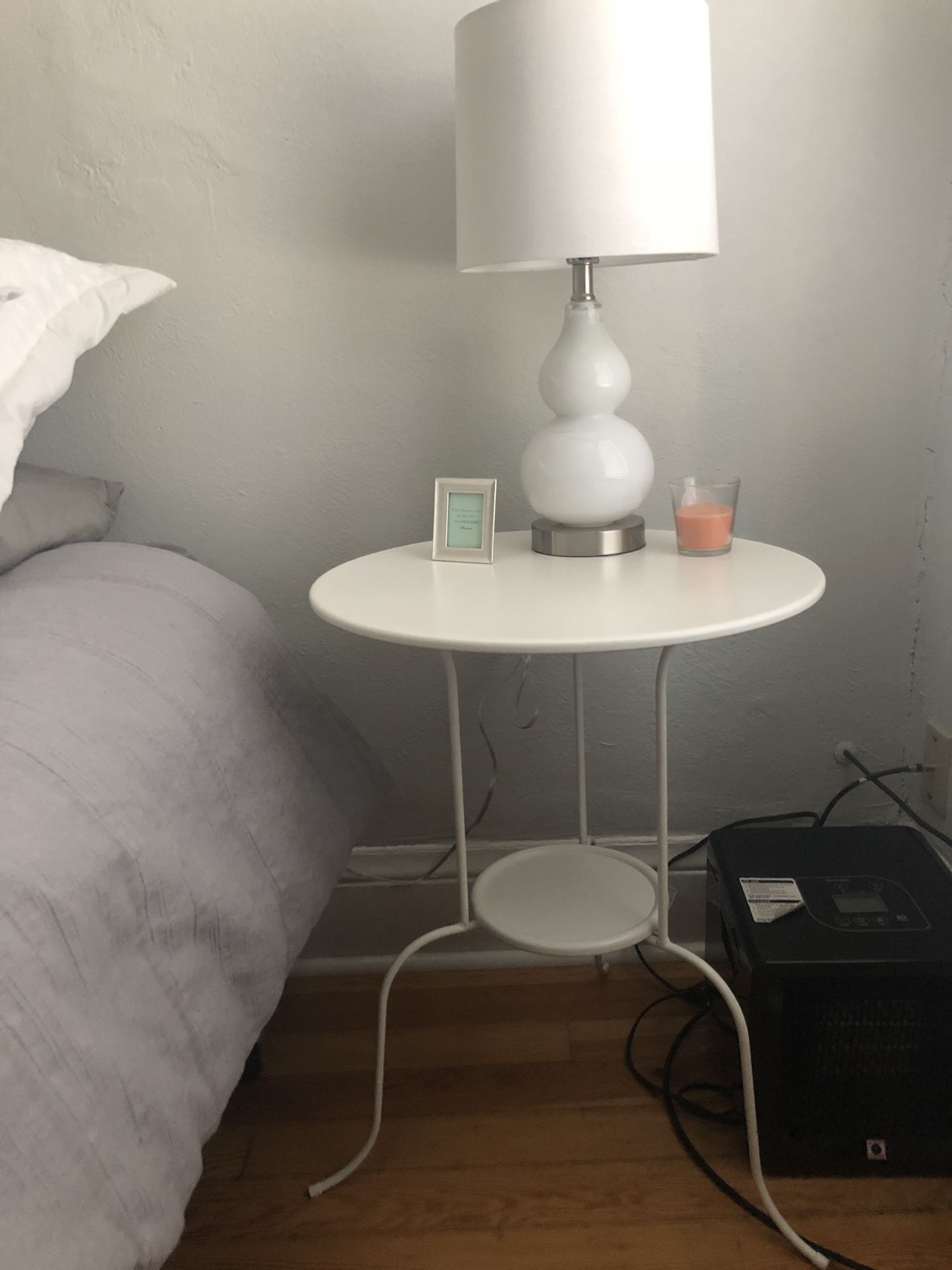Ikea lindved side table white deals