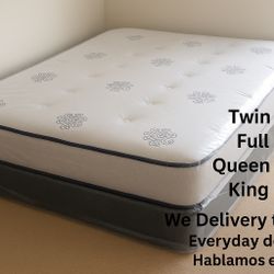 Queen Mattress Come With Free Box Spring - Same Day Delivery 