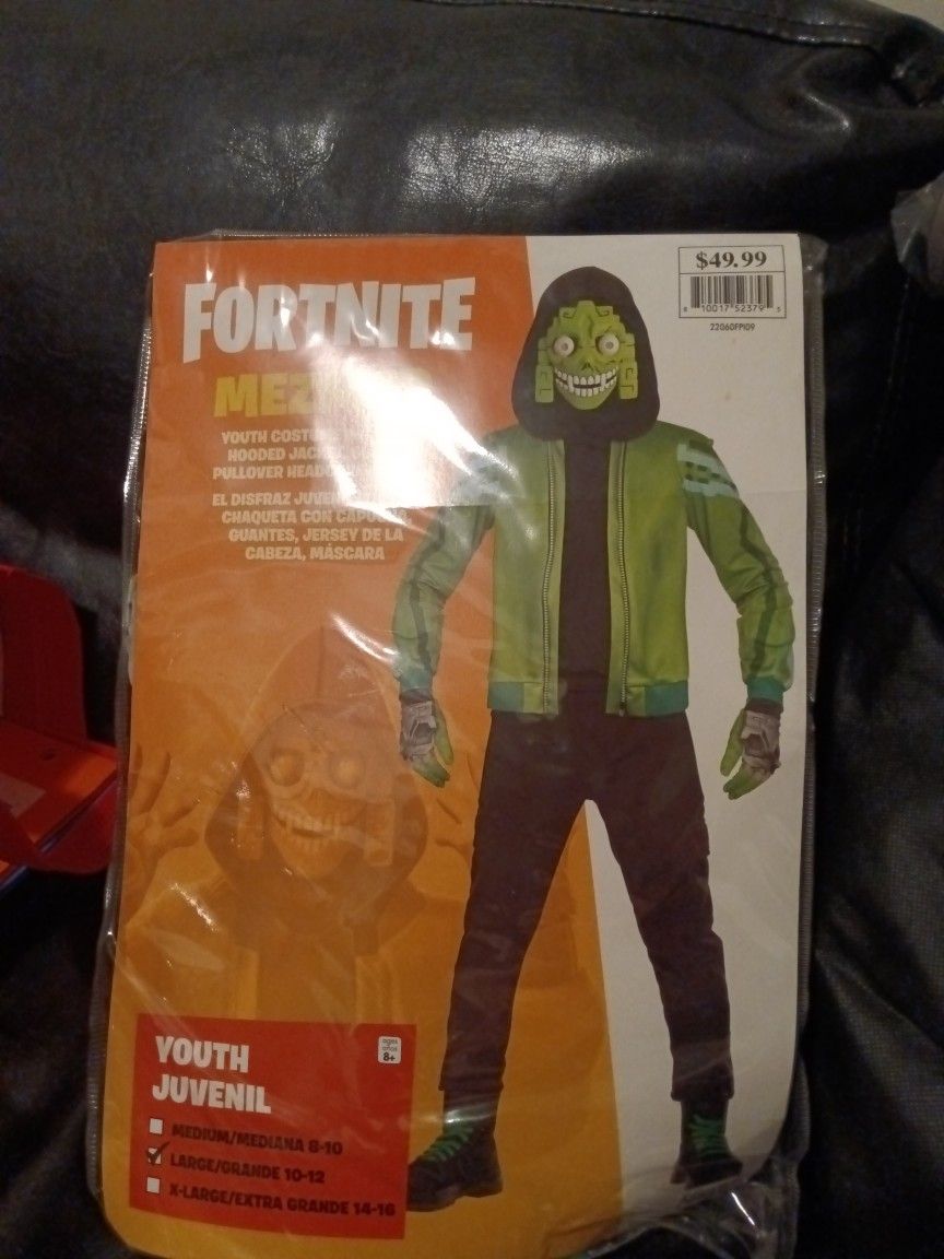 Fortnite Mezmer Youth Juvenile XL 10-12