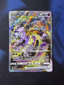 Mewtwo Pokemon Card
