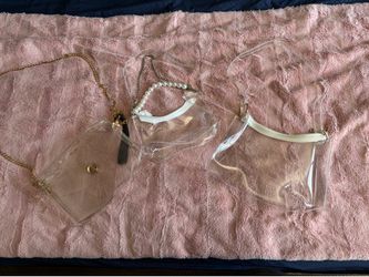 3 clear bags $7