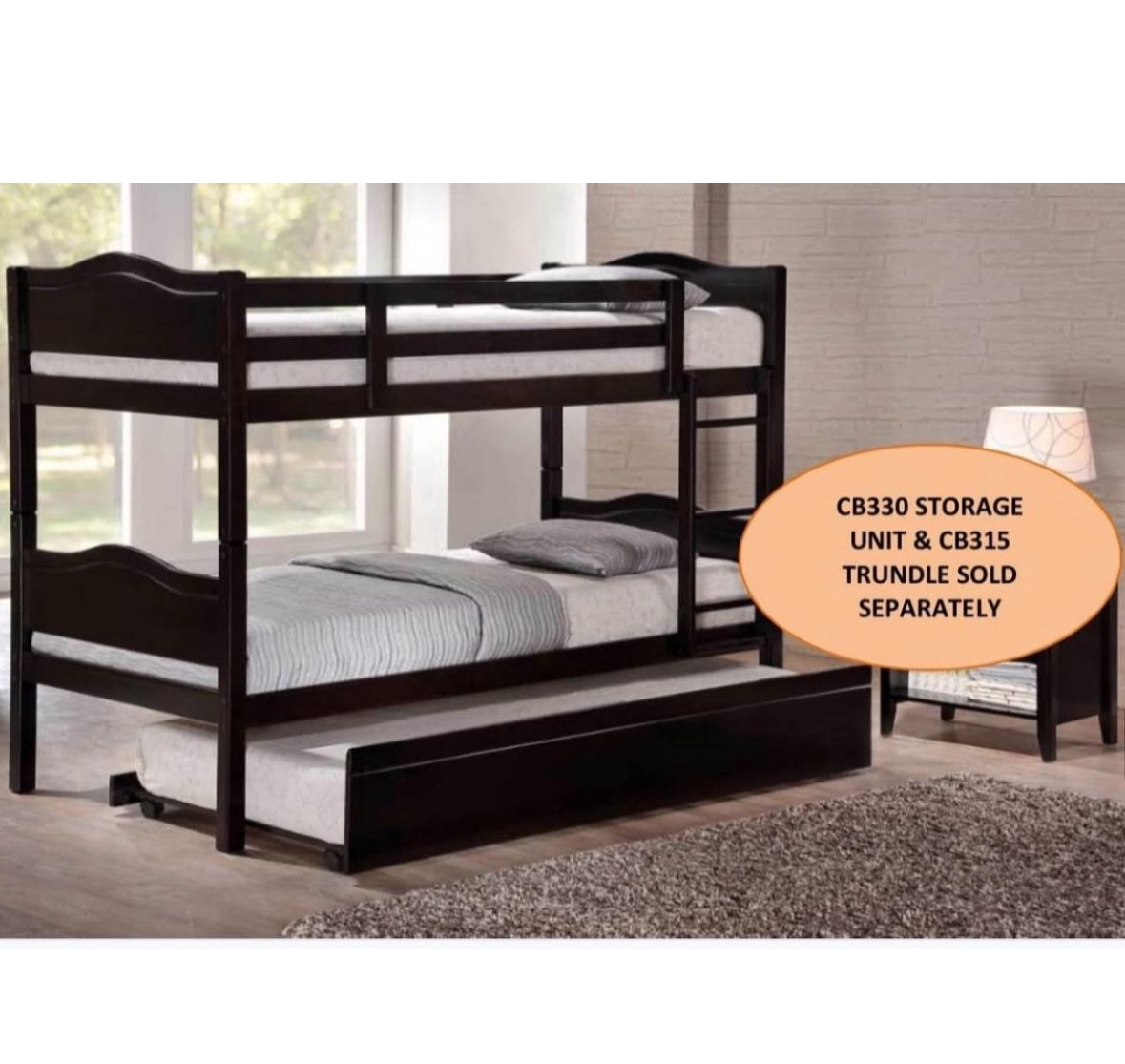 Bunk Bed Twin And Twin Not Including Mattress And Trundle 