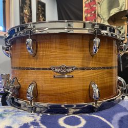Tama Star Reserve 8x15 Olive Ash Maple/Bubinga Snare