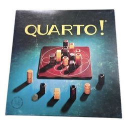 Quarto Strategy Game – Original Gigamic Abstract Logic Game (Complete Set!)
