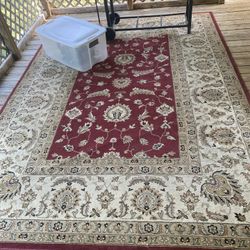 Large Area Rug 94” X 131”