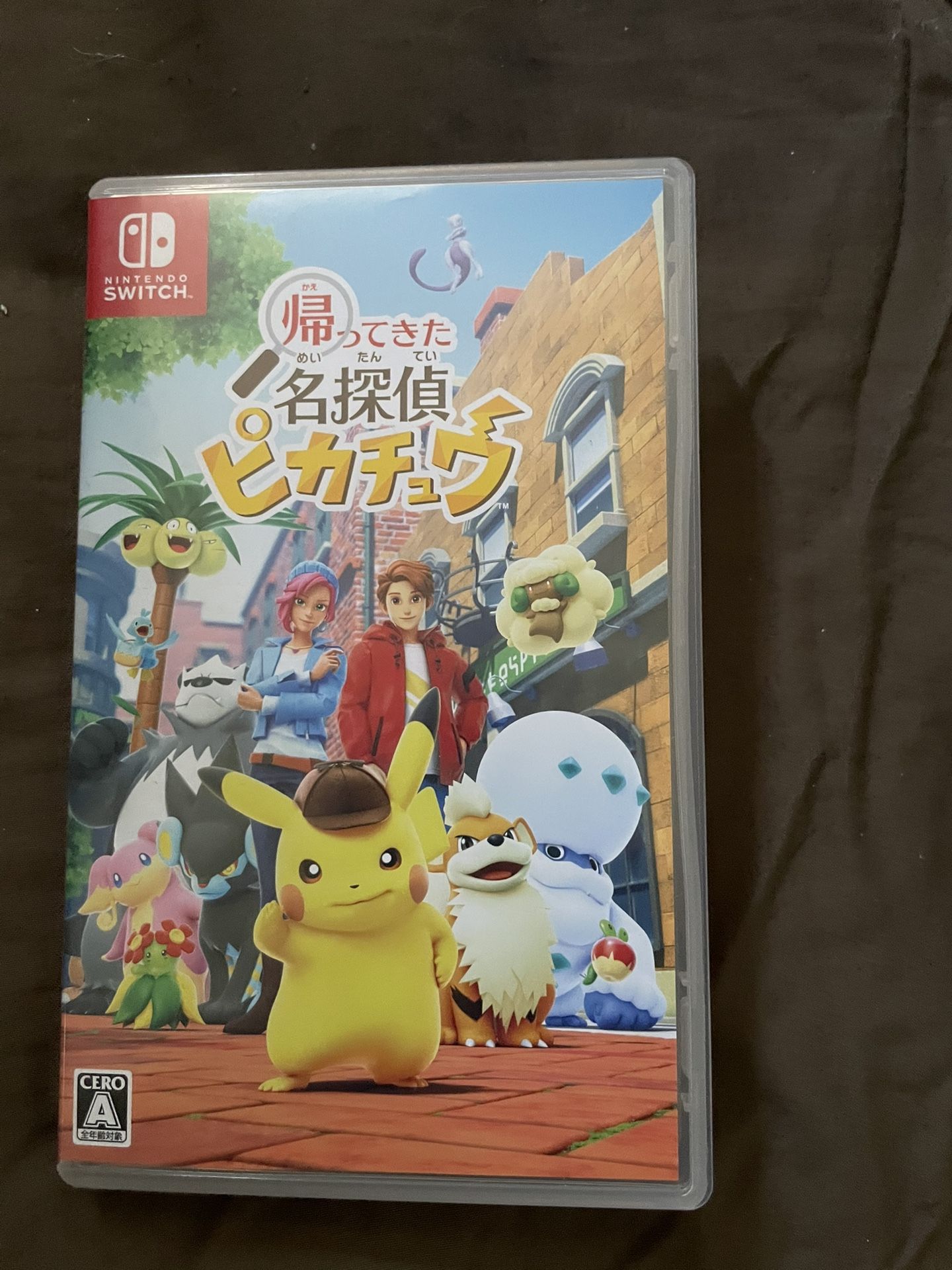 Japanese Detective Pikachu Case Only