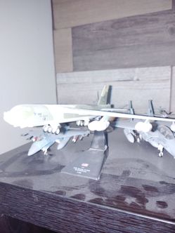 Die-cast military airplane b52 bomber jet model