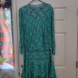 Get Ready For The Holiday Fancy Sequence Dress