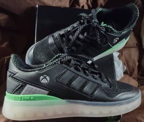 NewAdidas x XBOX Forum Tech Boost Black Shoes Men's Low Top Shoes Sz 8