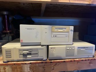 3 vintage computers