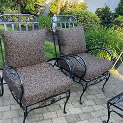 Outdoor Antique Metal Chairs 