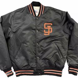 Vintage STARTER Jacket San Jose SJ Bomber Jacket Made In USA Sz L Ultra Rare