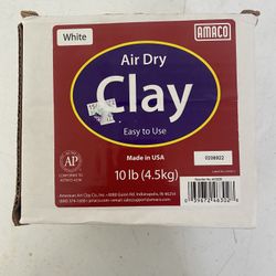 Air-Dry Modeling Clay 10lb-White, 4630-2B