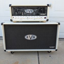 EVH 5150 iii 50 Watt 6L6 With 2x12 Cab With Foot switch And Covers Included