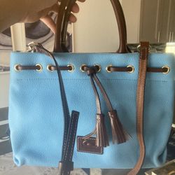 Dooney and Bourke swan tassel shoulder bag