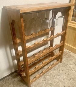 Wood Wine Rack