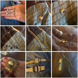 Vintage Watch And Costume Jewelry 
