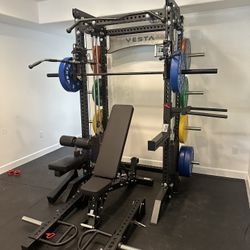 Vesta Fitness PRO SERIES 2-1 Ultimate Half Rack Functional Trainer/Gym Equipment/ Home Gym/ Fitness/ FREE DELIVERY 🚚 