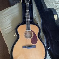 Brand New Fender PO-220E Electric/Acoustic Guitar With Hard Case