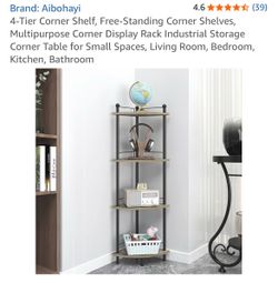 4-Tier Corner Shelf