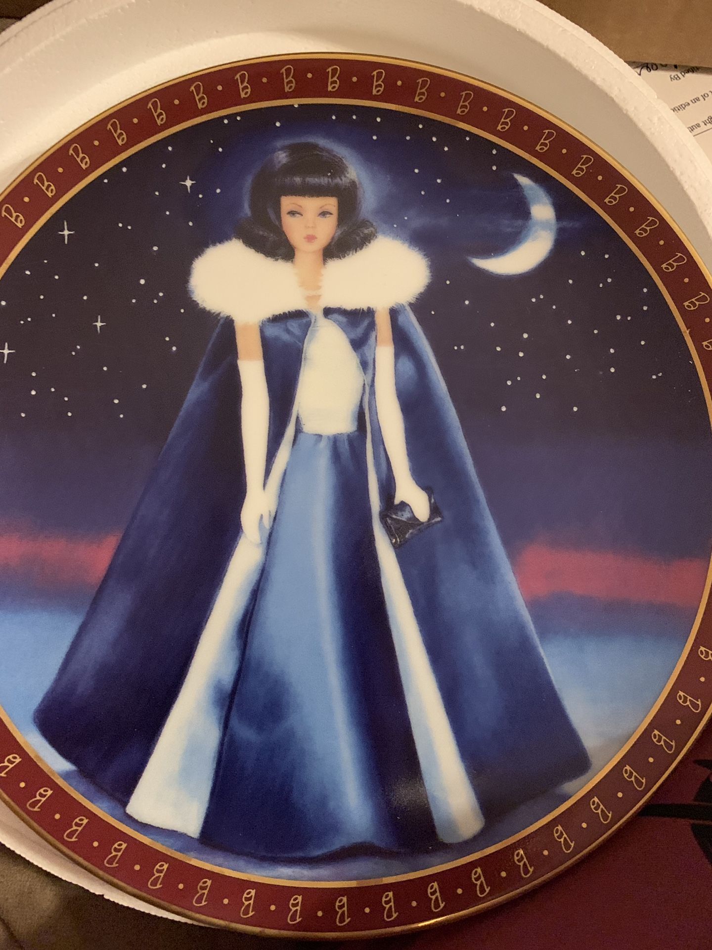 High Fashion Barbie collectible plate