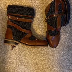 Leather Boots Size 7.5 Women