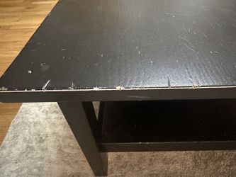 Black coffee table